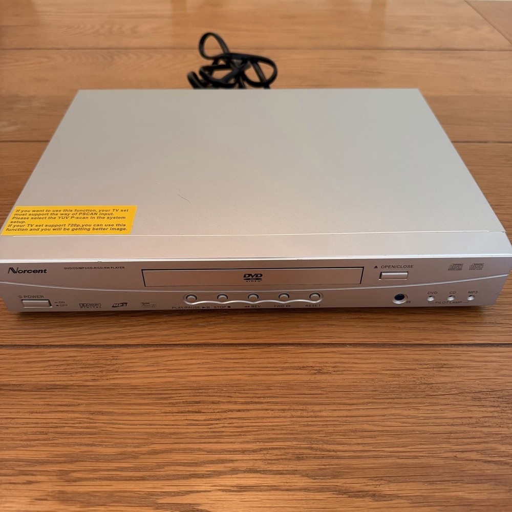 Norcent DP313 DVD Player Silver No Remote Control