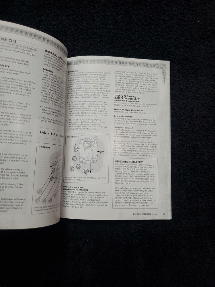 Warhammer 40,000 Rule Book. 2008 Mini