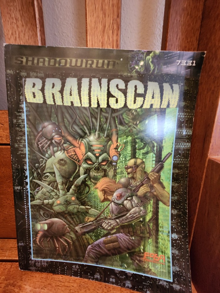 Shadowrun 3e RPG Brainscan Excellent Condition