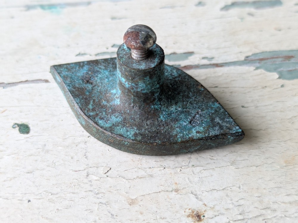 1967 "Antico" Eye by Jerome & Evelyn Ackerman Hand-cast Solid Brass Pull