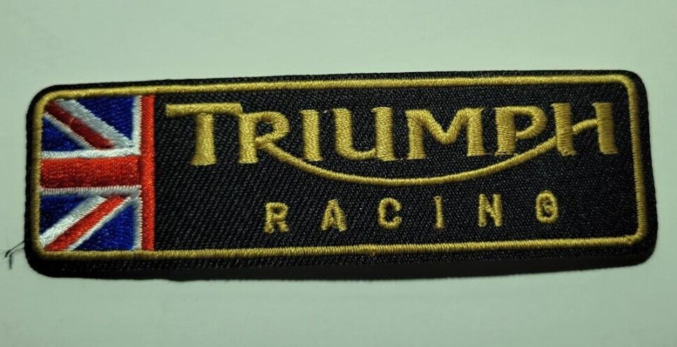 Triumph Racing (iron on) patch