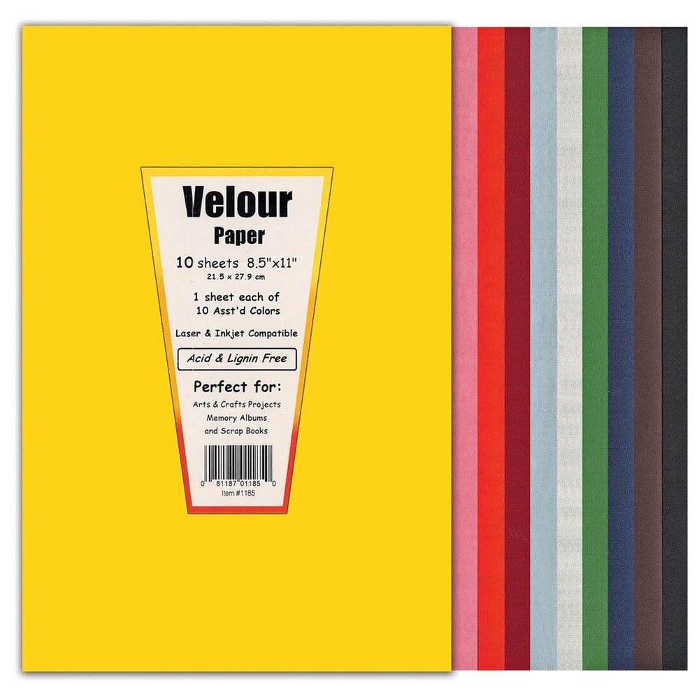 Hygloss Velour Craft Paper Assortment