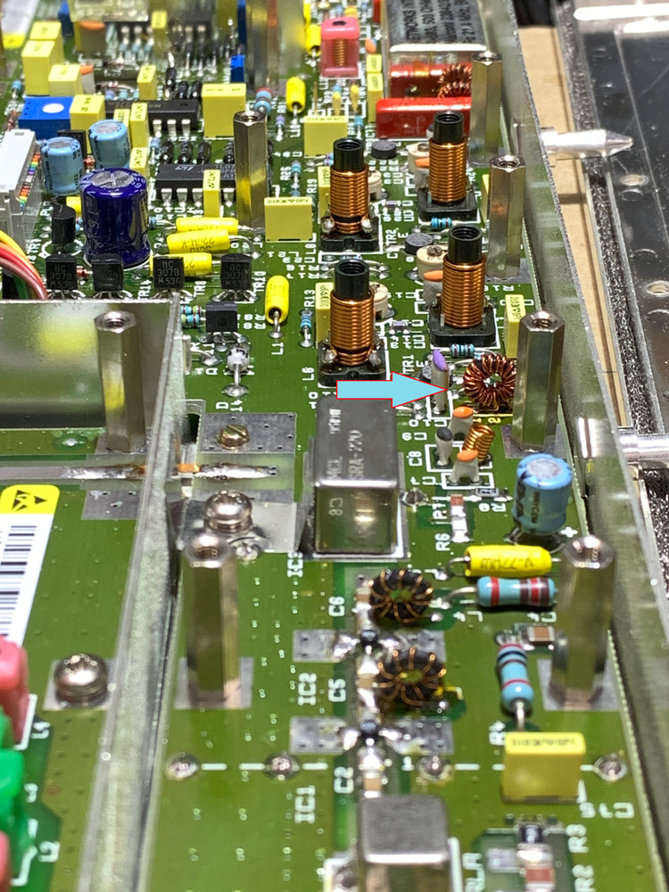 MI MARCONI 2955A to 2955R optional kit experiment board