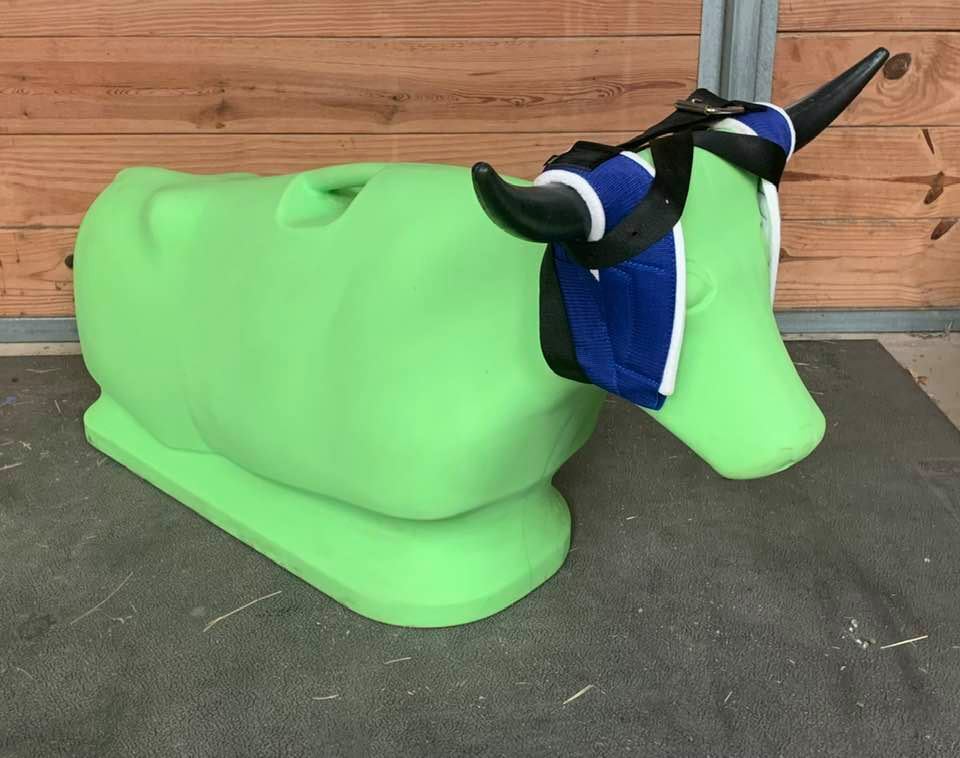 SOMETHING DUMMY Roping Dummy Roping Steer - Black