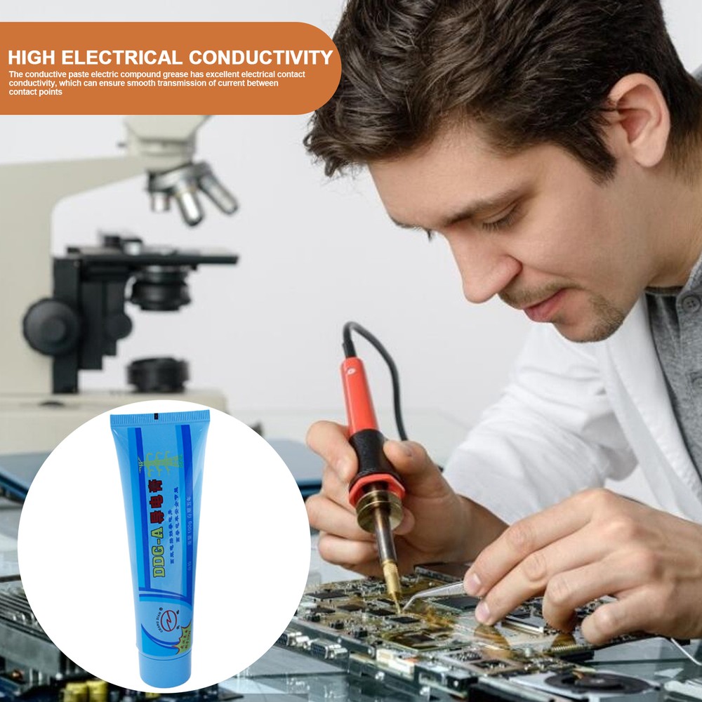 100g Electric Contact Conductive Grease, Power Connection Paste for Electrical `