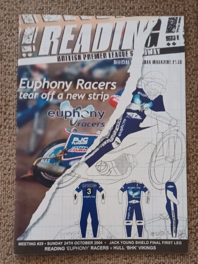 READING v SWINDON @ READING SPEEDWAY 24th October 2004 Jack Young Shield Final