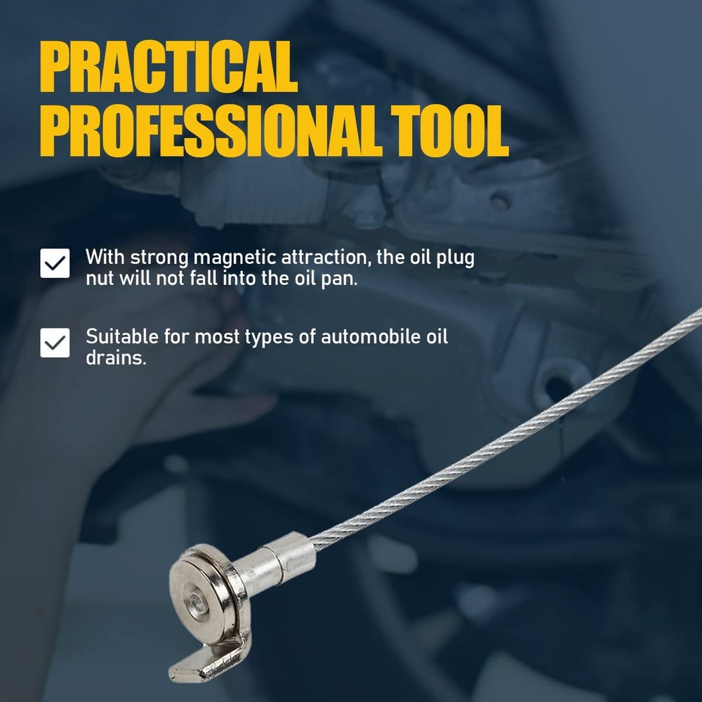 CMTOOL Oil Drain Plug Removal Tool Strong Magnetic Tool,...
