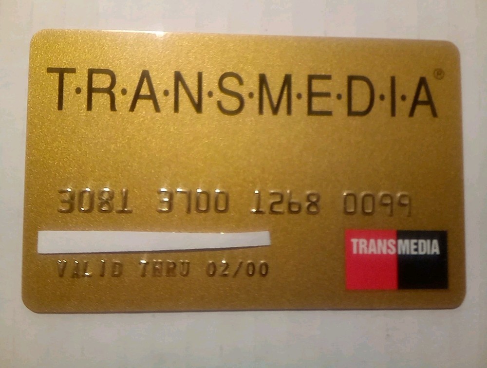 Transmedia Charge Card EXPIRED 2000