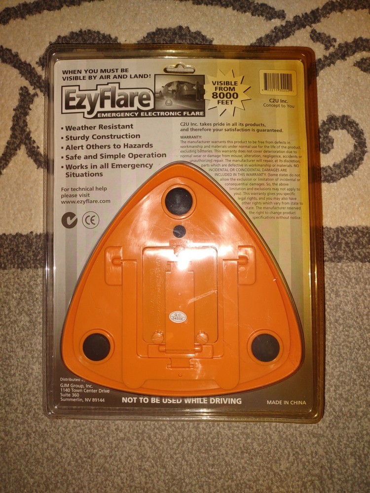 EzyFlare Emergency Electronic Flare AS IS