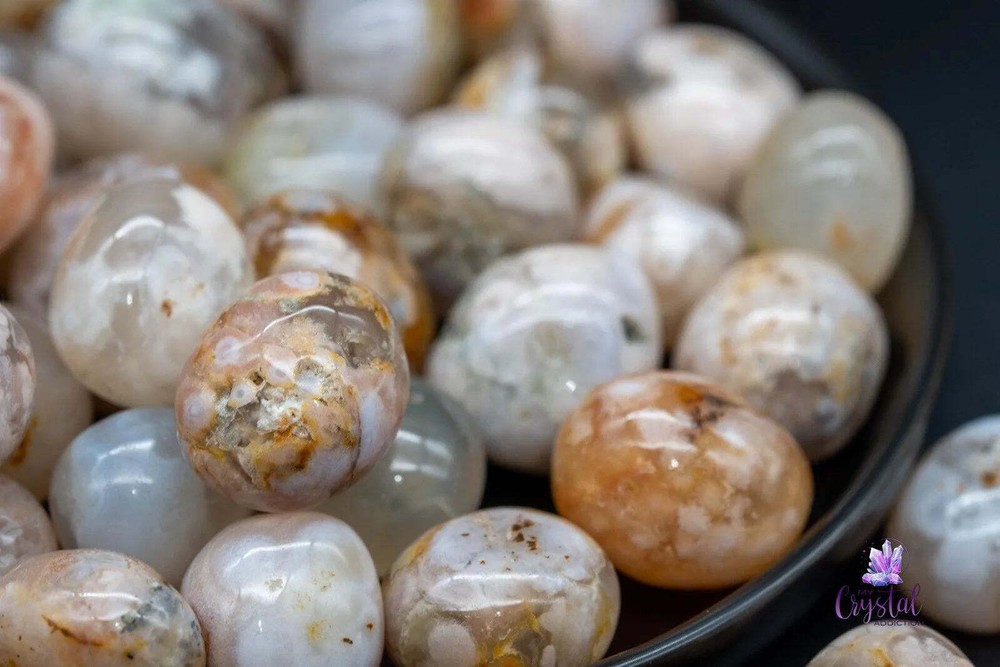 Flower Agate Tumble