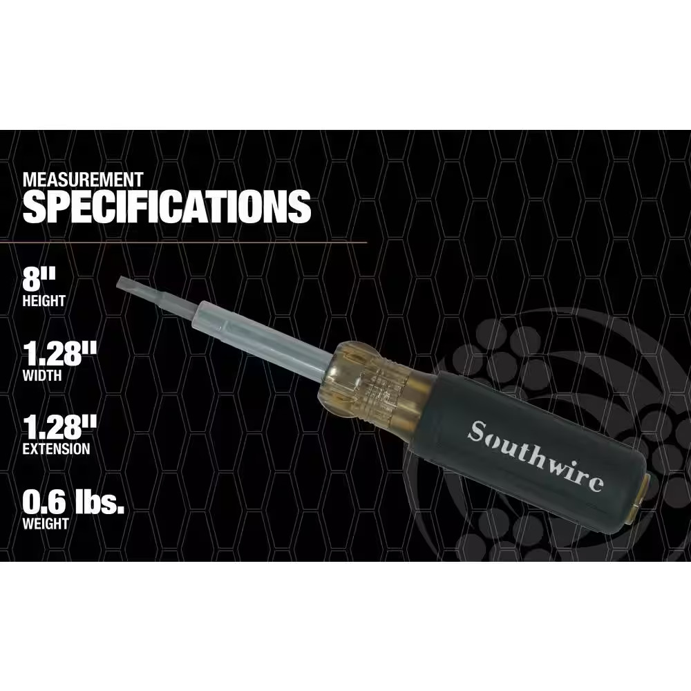 6-In-1 Screwdriver with Precision Bit