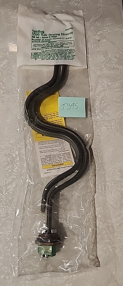 Sandhog Water Heater Heating Element 5500w 240v 1” NPS Screw-in Flange - NEW