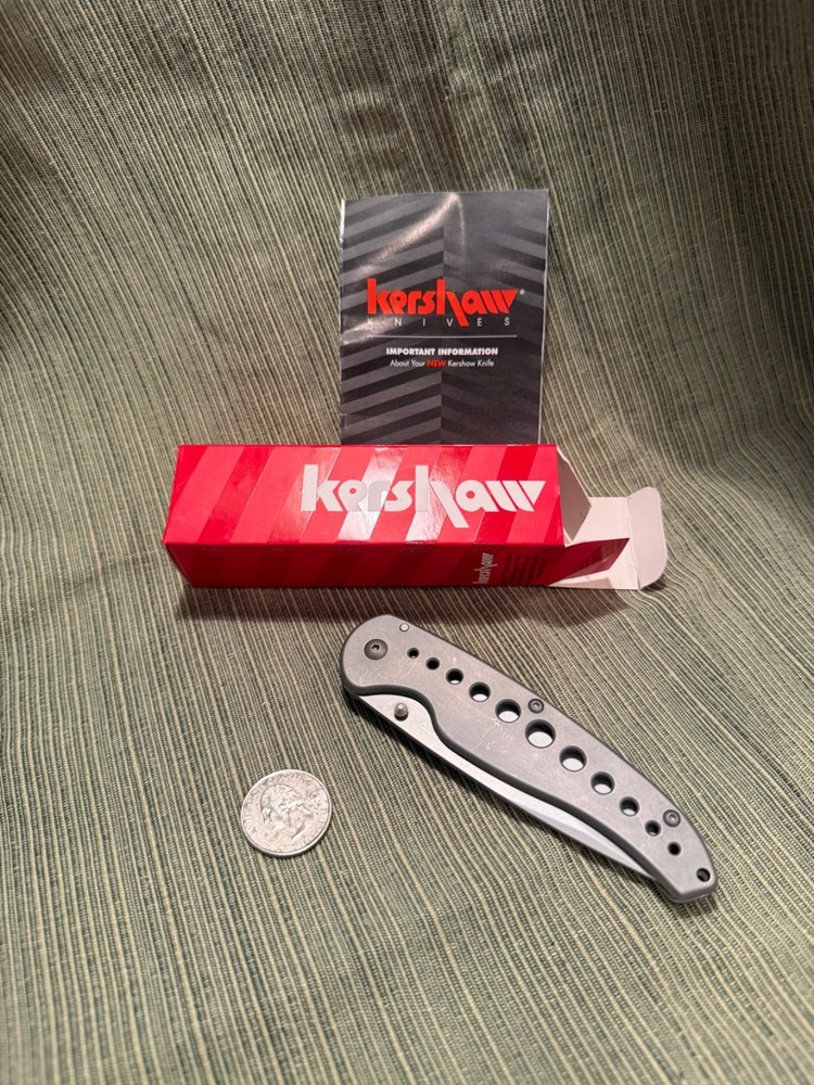 Kershaw 1655 Vapor III Assisted Folder NIB Plain Edge