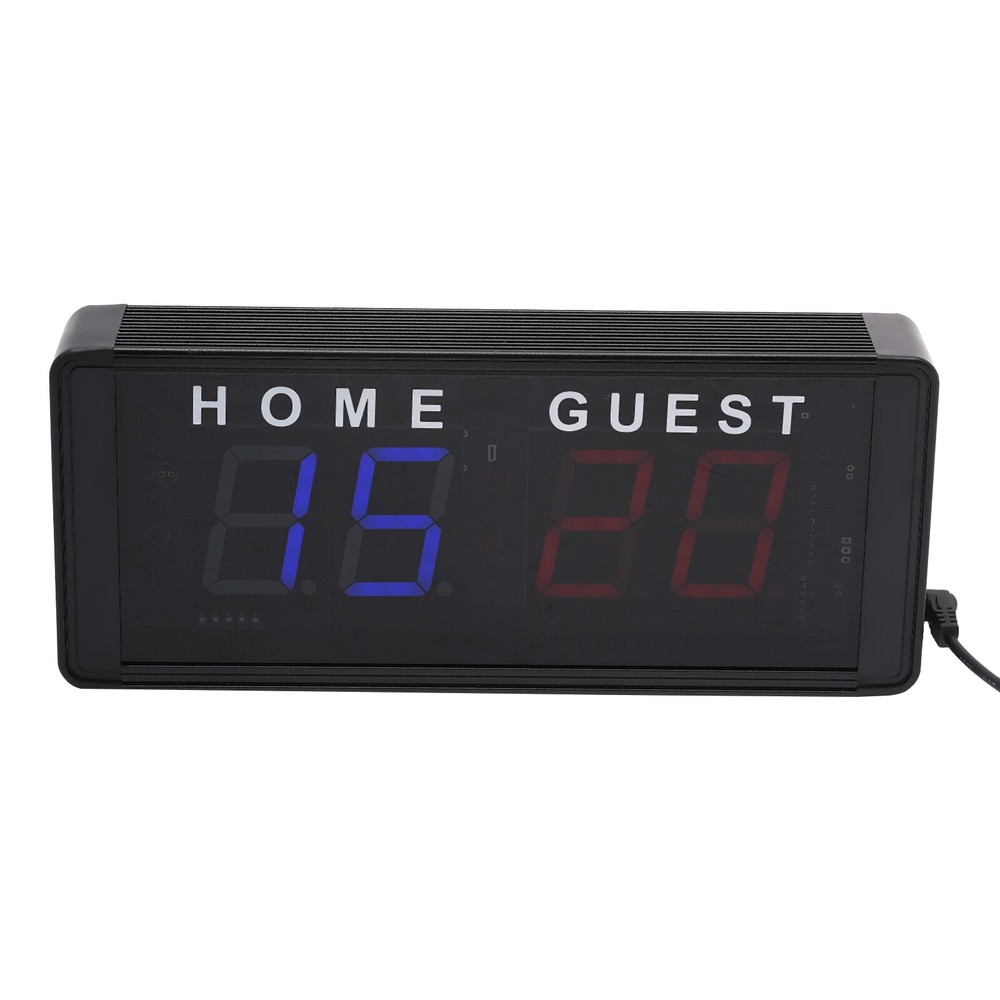 Modern Portable Tabletop Electronic Digital Scoreboards, Led Scoreboard Black