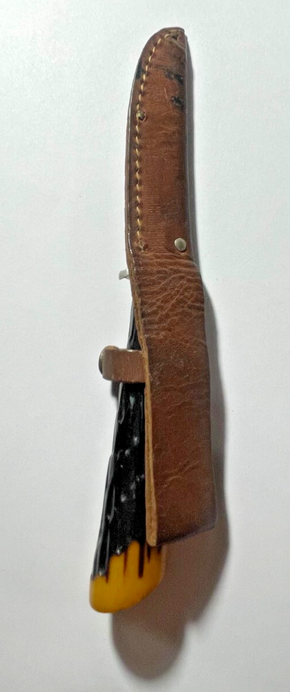 Vintage Fixed Blade Skinner Hunting Knive with Sheath