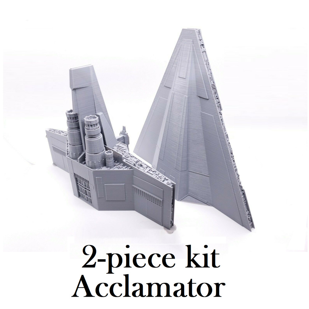 Acclamator Cruiser Class 16" Model Dreadnought CUSTOM Star Destroyer Ship Wars