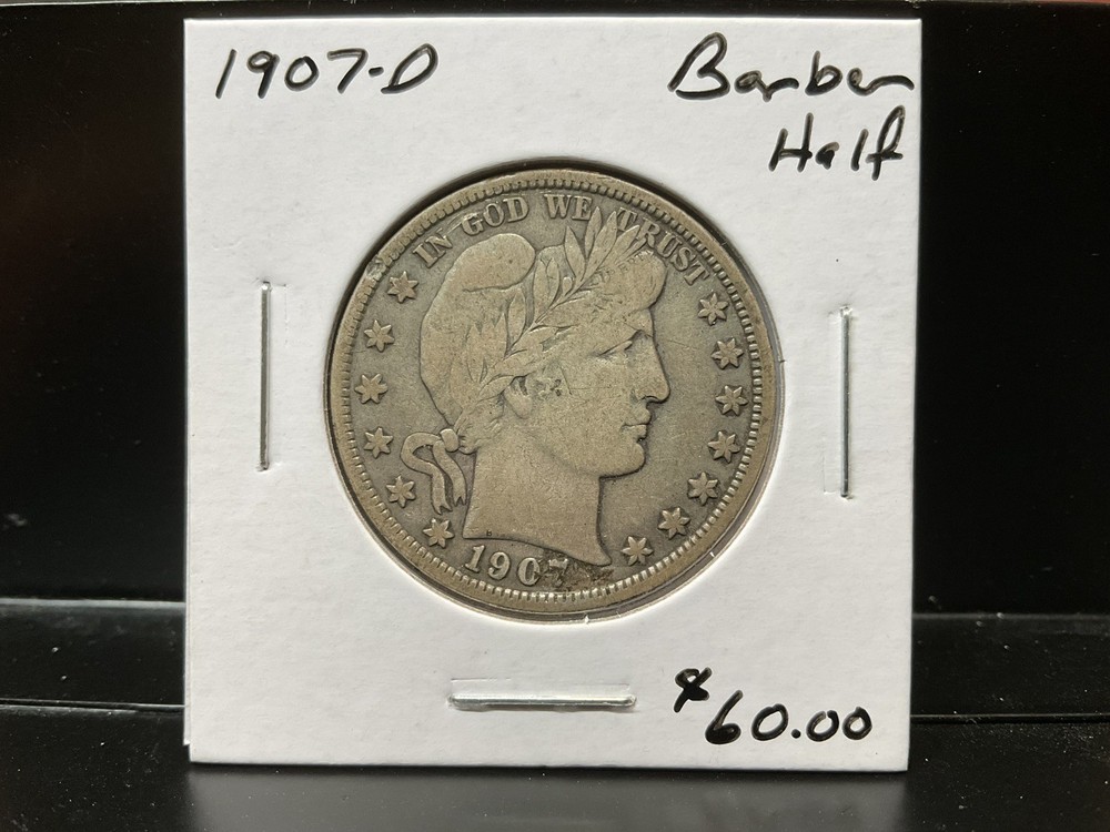 1907-D  Barber Half