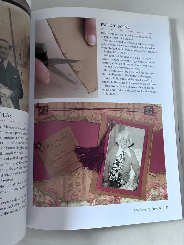 Scrapbooking Projects Paperback Louise Riddell 2005