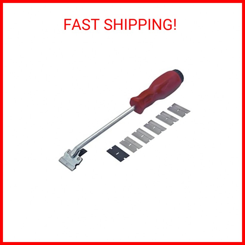 Lisle 52000 Razor Blade Scraper,Red