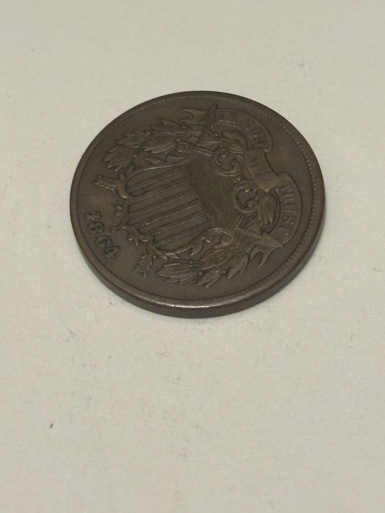 1864 Two 2 Cent Piece CHOICE Very Sharp!!