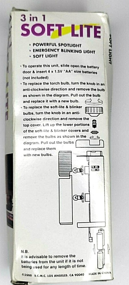 Suntone 3 In 1 Soft Light Emergency SpotLight