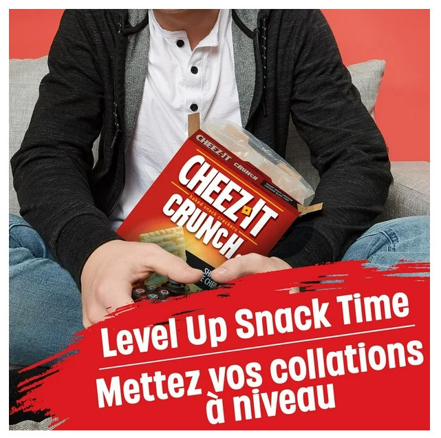 Cheez-It Crunch, Sharp White Cheddar, Baked Crackers, 191g (4 Pack)