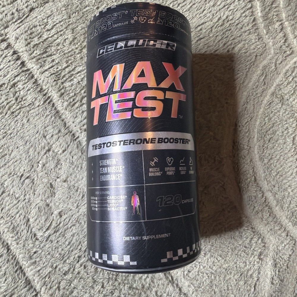 Max Test™, Testosterone Booster, 120 Capsules