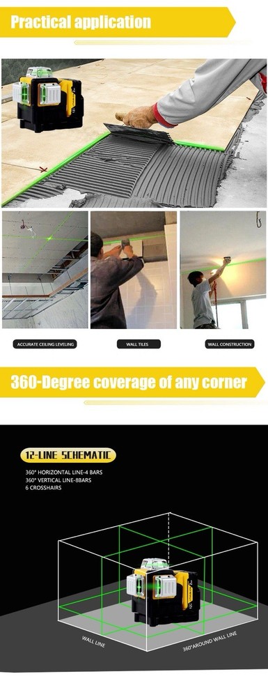 laser level 360 with tripod