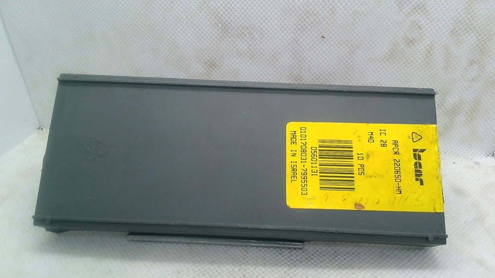 (10 Inserts) Iscar Milling Insert: APCR 220650-HM IC28, IC28, Solid Carbide, Bri