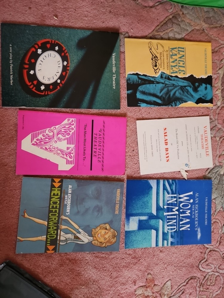 6 'Vaudeville' Theatre Programmes