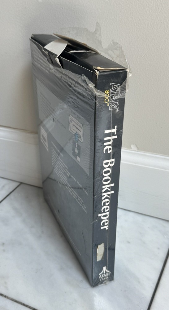 Vintage Atari 400 800 Computer Program The Bookkeeper CX414 Complete