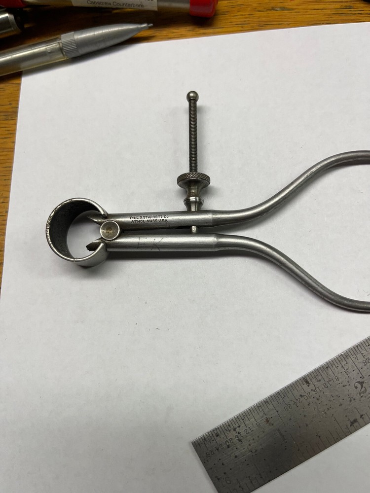 L.S. Starrett Four Inch Outside Spring Caliper