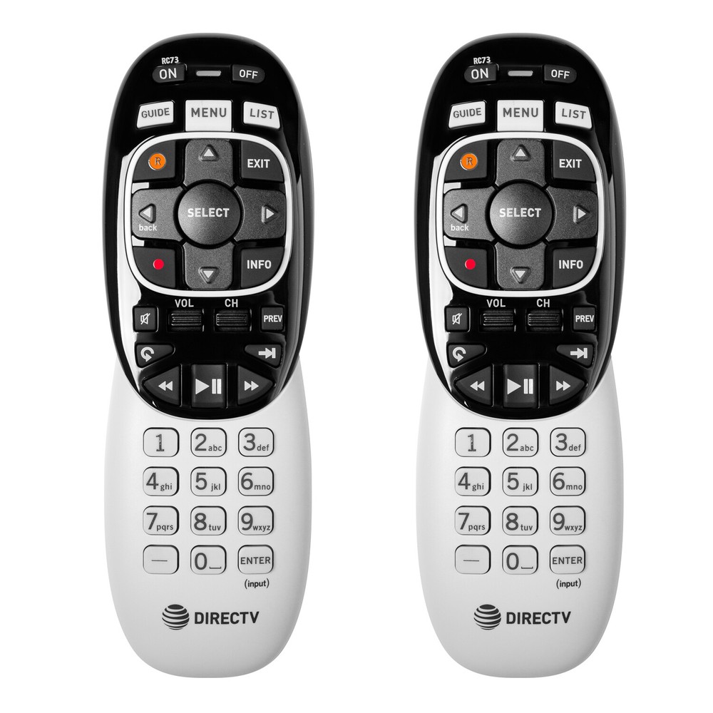 2 Pack - DIRECTV RC73 IR/RF Remote Control