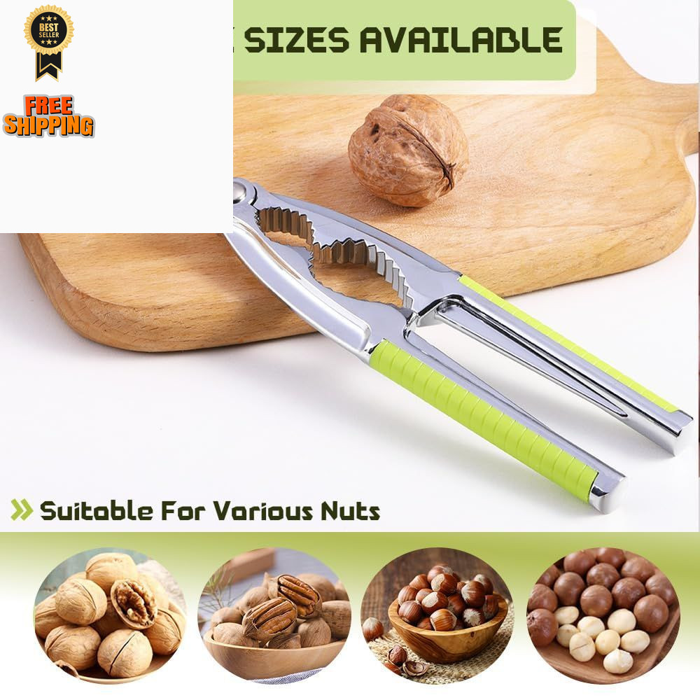 Nut Cracker, Nutcracker, Seafood Tools, Walnut Cracker for 3 Piece Set, Green