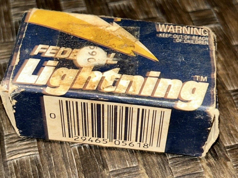 Federal lightning .22 LR Empty Box Plastic Insert