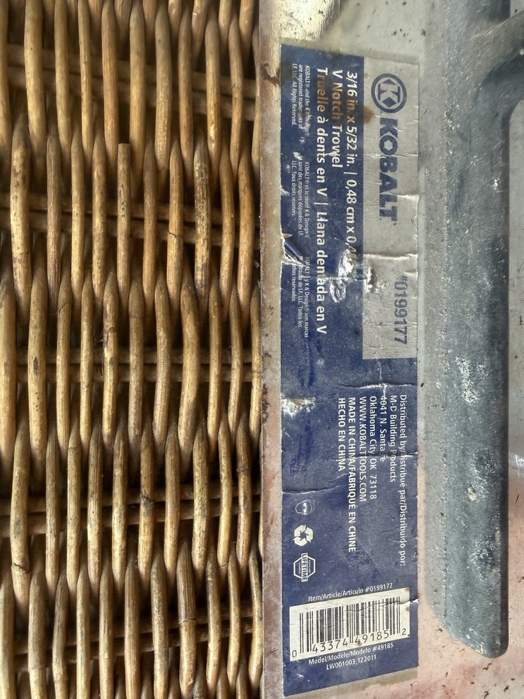 Kobalt Masonry Trowel Tool