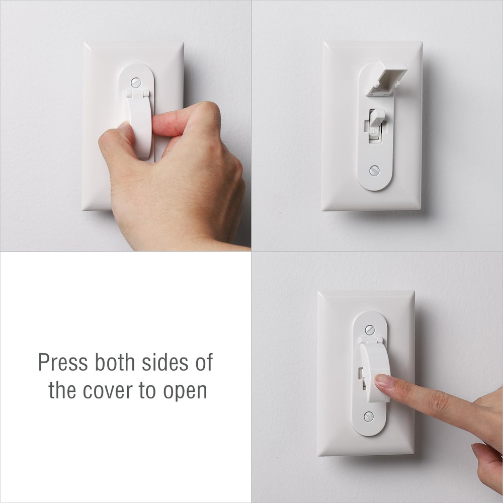 Wall Switch Guard, Child Proof Light Switch Cover Guard | Toggle Style | Light S