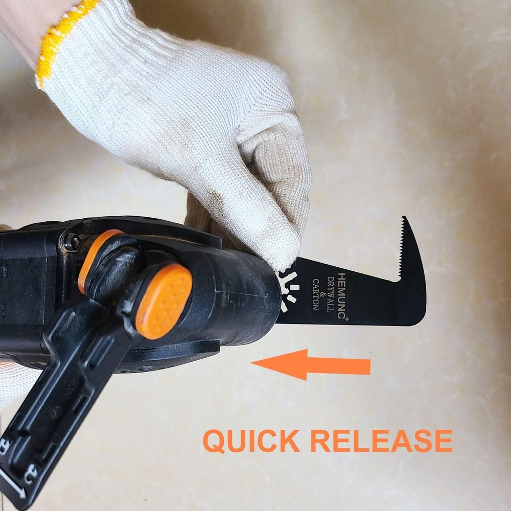 Drywall Blade for Oscillating Tool Oscillating Saw Blade Ridgid Multitool,4 Pack