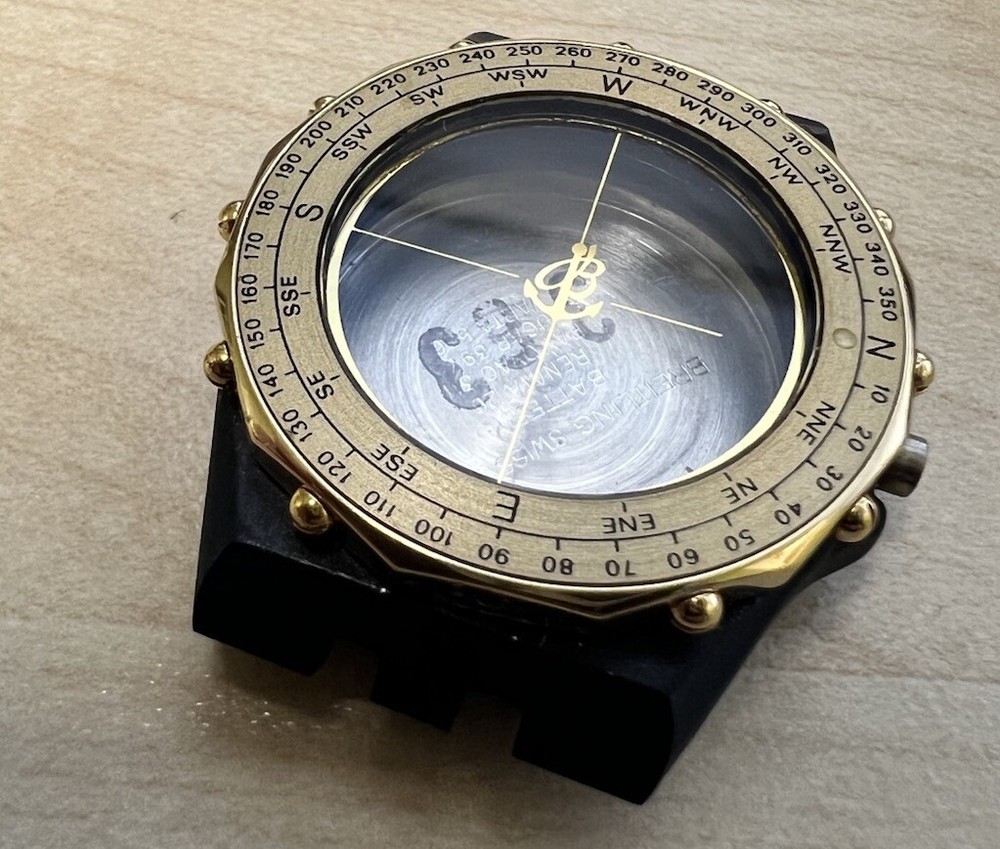 Mid 80's CASE Breitling Eric Tabarly Black Colab. Ref. 80790 28mm