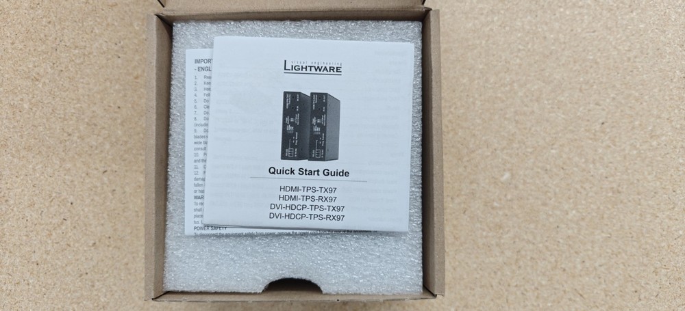 Lightware HDMI-TPS-RX97 HDMI HDBaseT Receiver