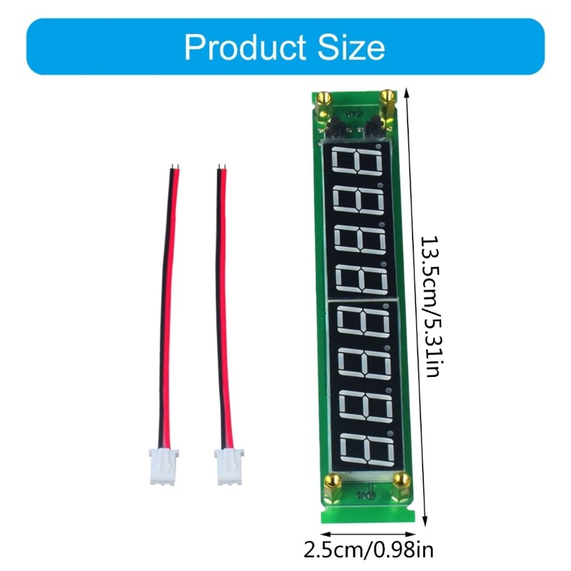 Digital Frequency Module 8Bit Display Meter for Computer Office Accessories