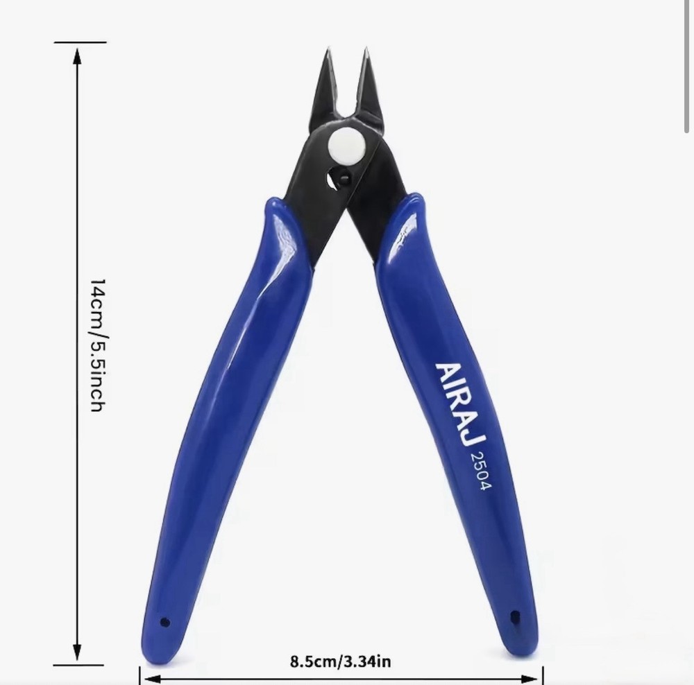NEW AIRAJ 5 Pack Small Wire Flush Cutters