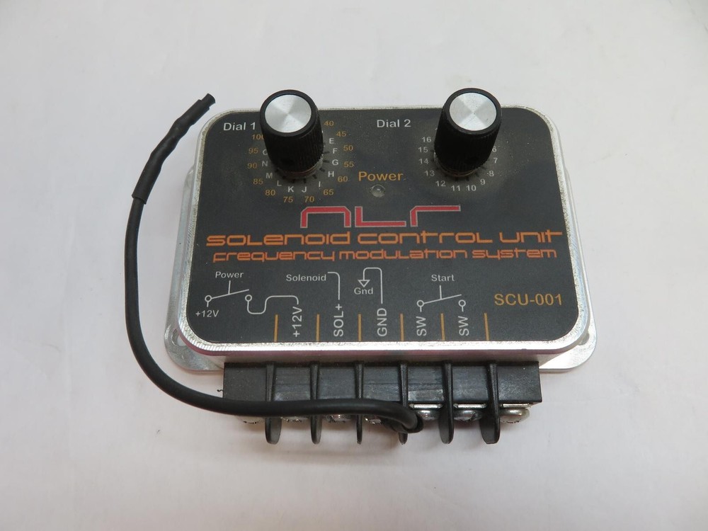 NLR SOLENOID CONTROL UNIT SCU-001 FREQUENCY MODULATION SYSTEM 2 DIALS