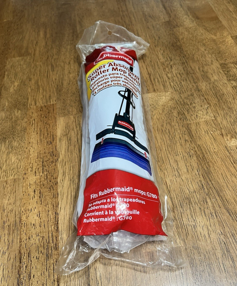Rubbermaid Super Absorbent Roller Mop Refill G780 NEW