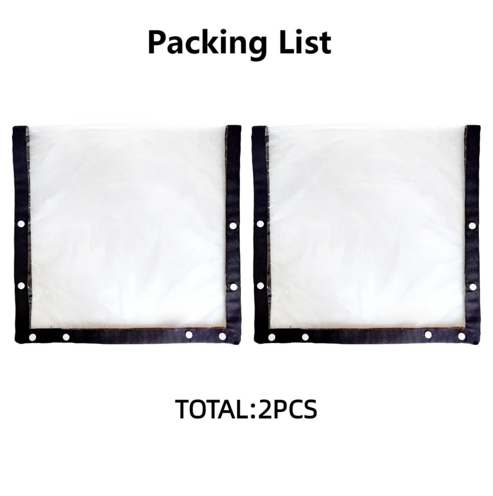 2PCS Waterproof Outdoor Mobility Scooter Control Panel Cover,Clear View, Prot...