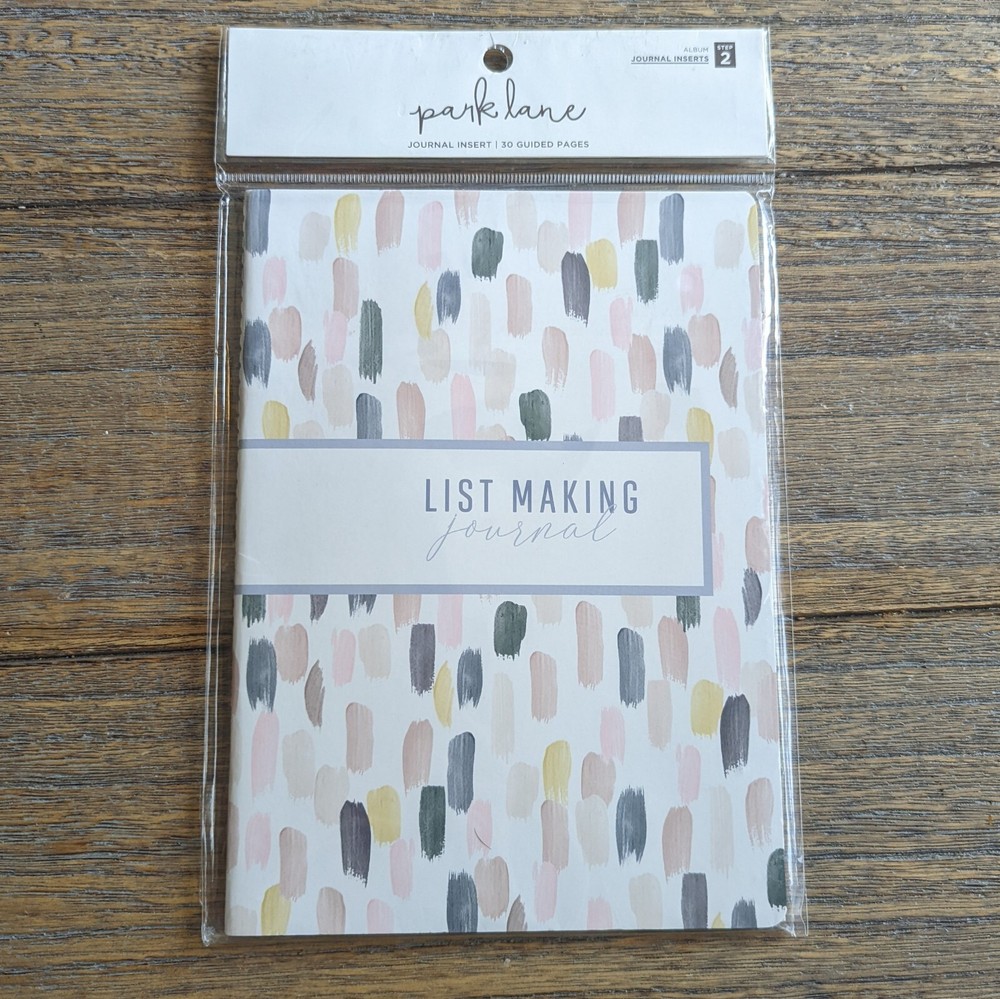 Park Lane List Making Journal, 30 Guided Pages