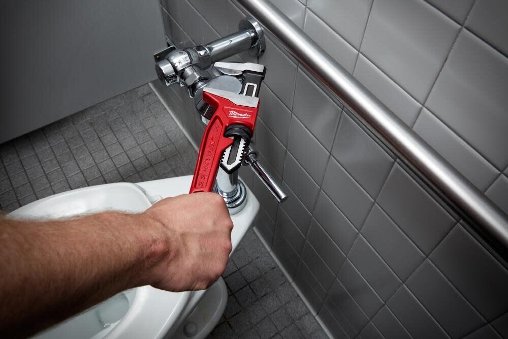 Milwaukee 12 In. Smooth Jaw Pipe Wrench