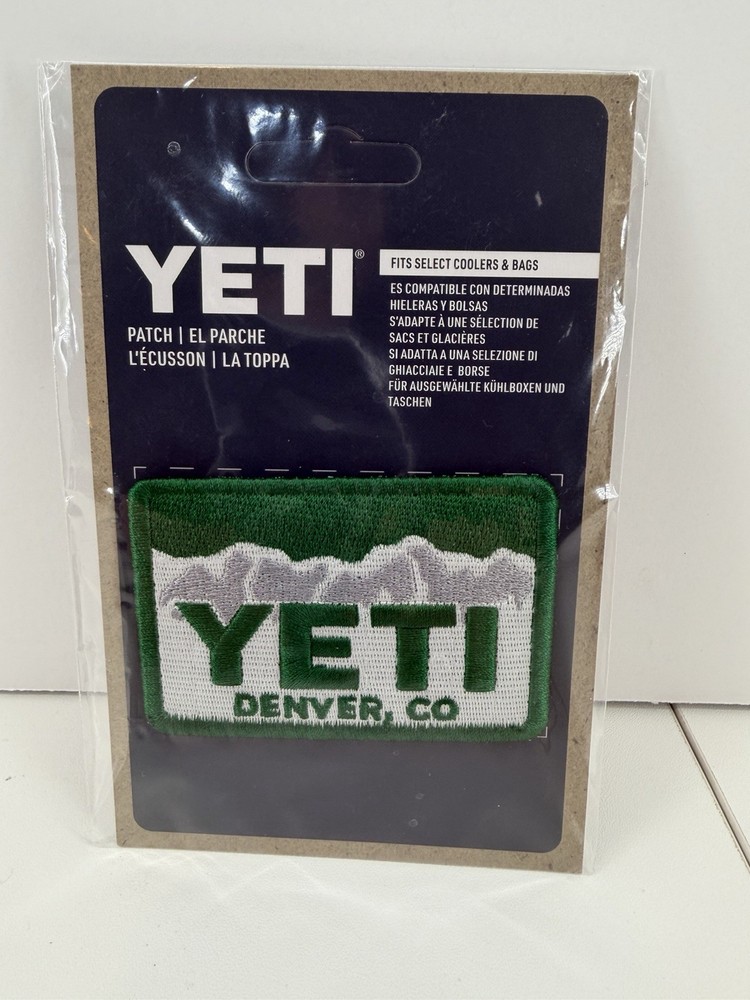 YETI Denver Mountains Store Exclusive Patch set Rare And Collecible