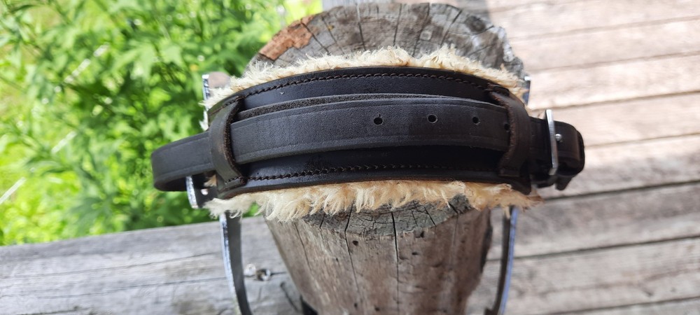 Nice English Hackamore brown leather unmarked