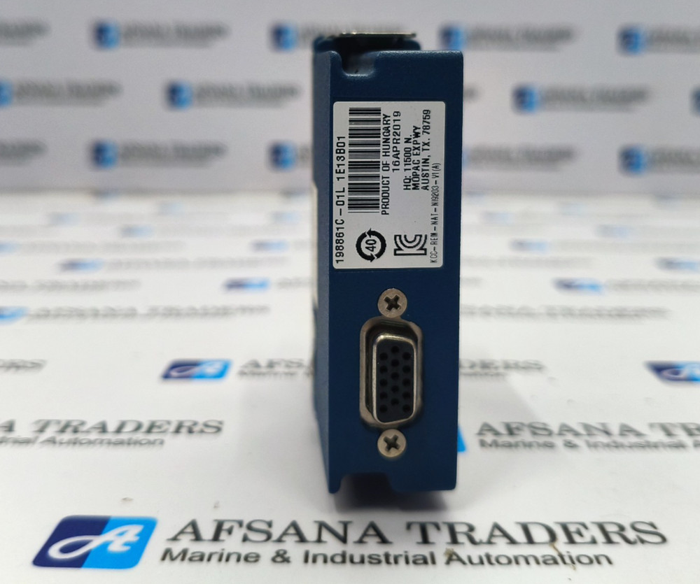 NATIONAL INSTRUMENTS NI 9203 ANALOG CURRENT INPUT MODULE